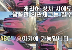 람보르기니 우르스 캐리어 탁송으로 서울에서 제주도까지